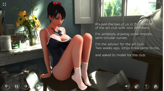 图片[4]-[互动SLG/3D作品/动态/CV] 秘密画室 v3.0 官方中文步兵版 安卓+PC-春日ACG